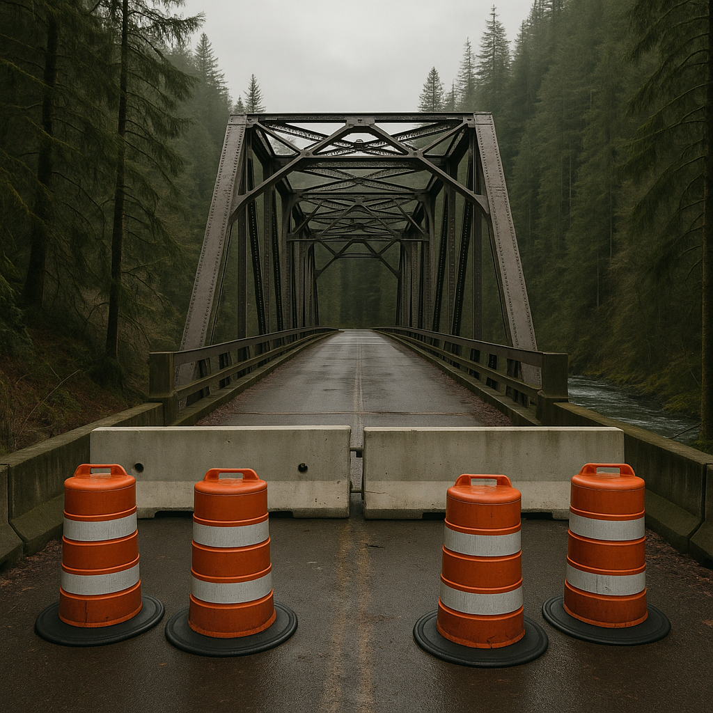 WSDOT advances two paths after SR 165 Carbon River Bridge closure — replacement or permanent shutdown