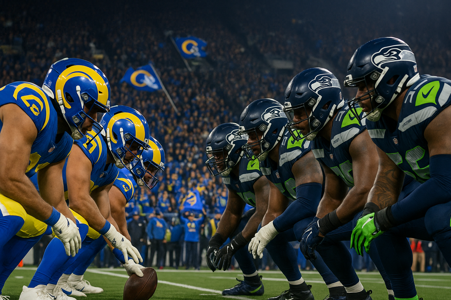 Seahawks, Rams Set for Third Showdown with Super Bowl Berth at Stake