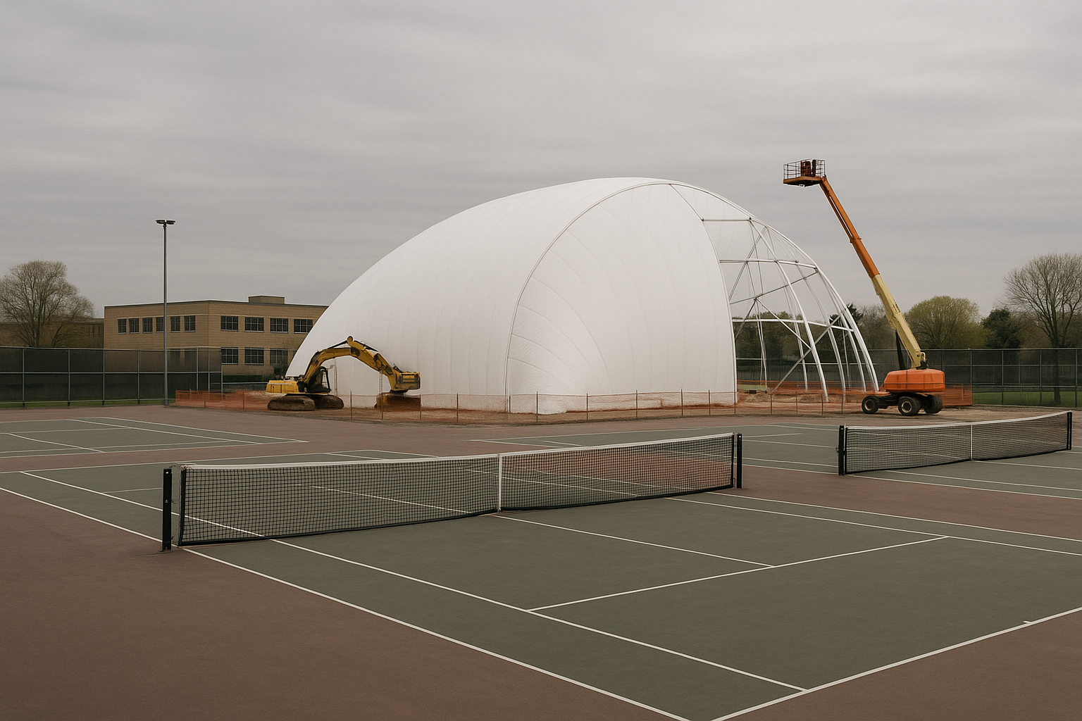 Camas School District Sets May Start for All-Weather Tennis Dome at Camas High