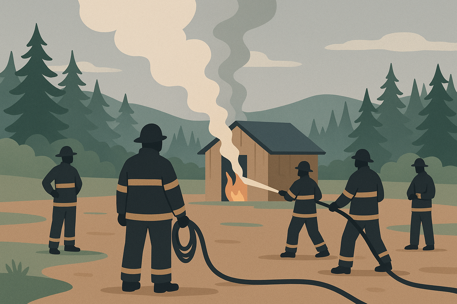 Cowlitz 2 Fire & Rescue Schedules Controlled Training Burn West of Longview