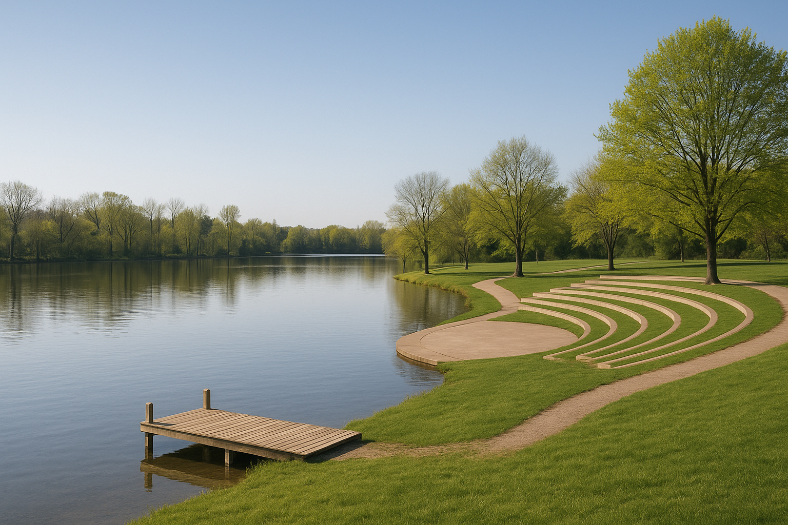 Longview Rotary Proposes Covered Amphitheater at Martin Dock as Centennial Gift