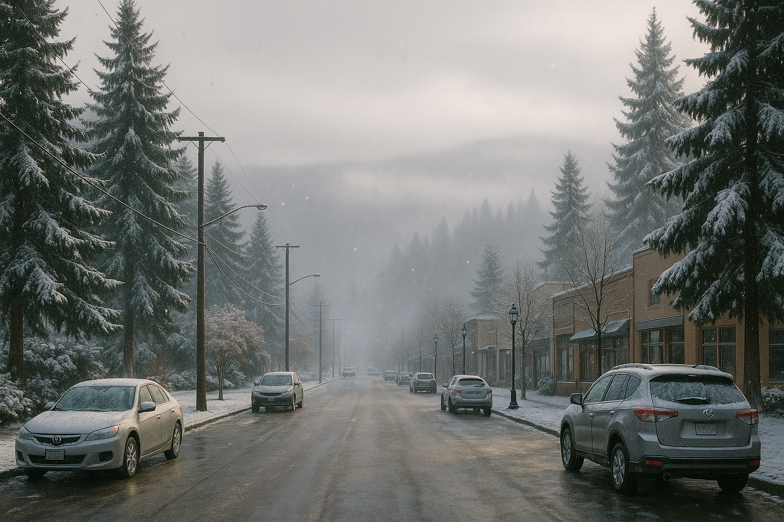 Forecasters Say Lowland Snow Is Possible This Week in Cowlitz County