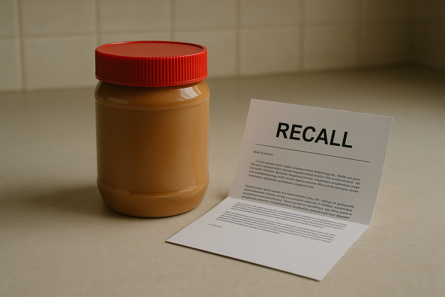 Peanut Butter Recall Upgraded by FDA, With Distribution Confirmed in Washington