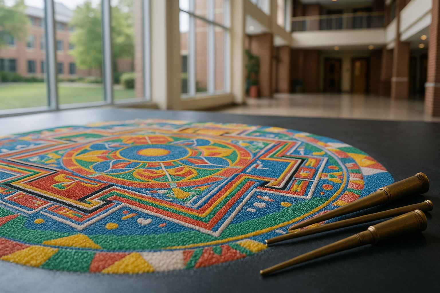 Tibetan Monks Begin Five‑Day Sand Mandala at Clark College