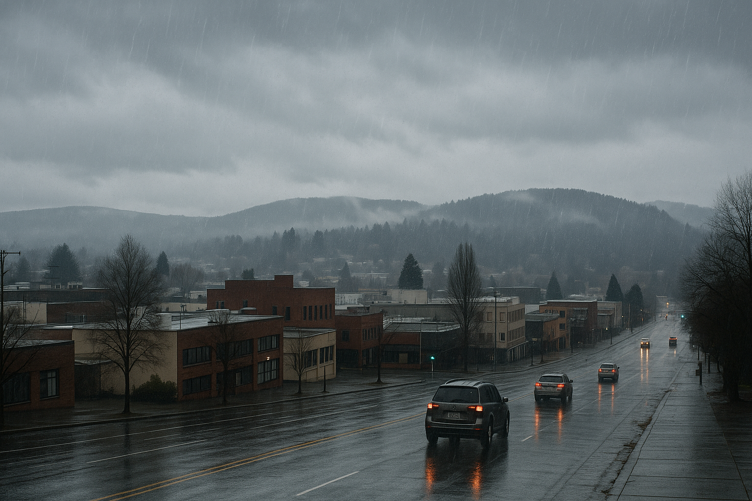 Rain and Gusty Conditions Expected to Reach Cowlitz County Through Saturday