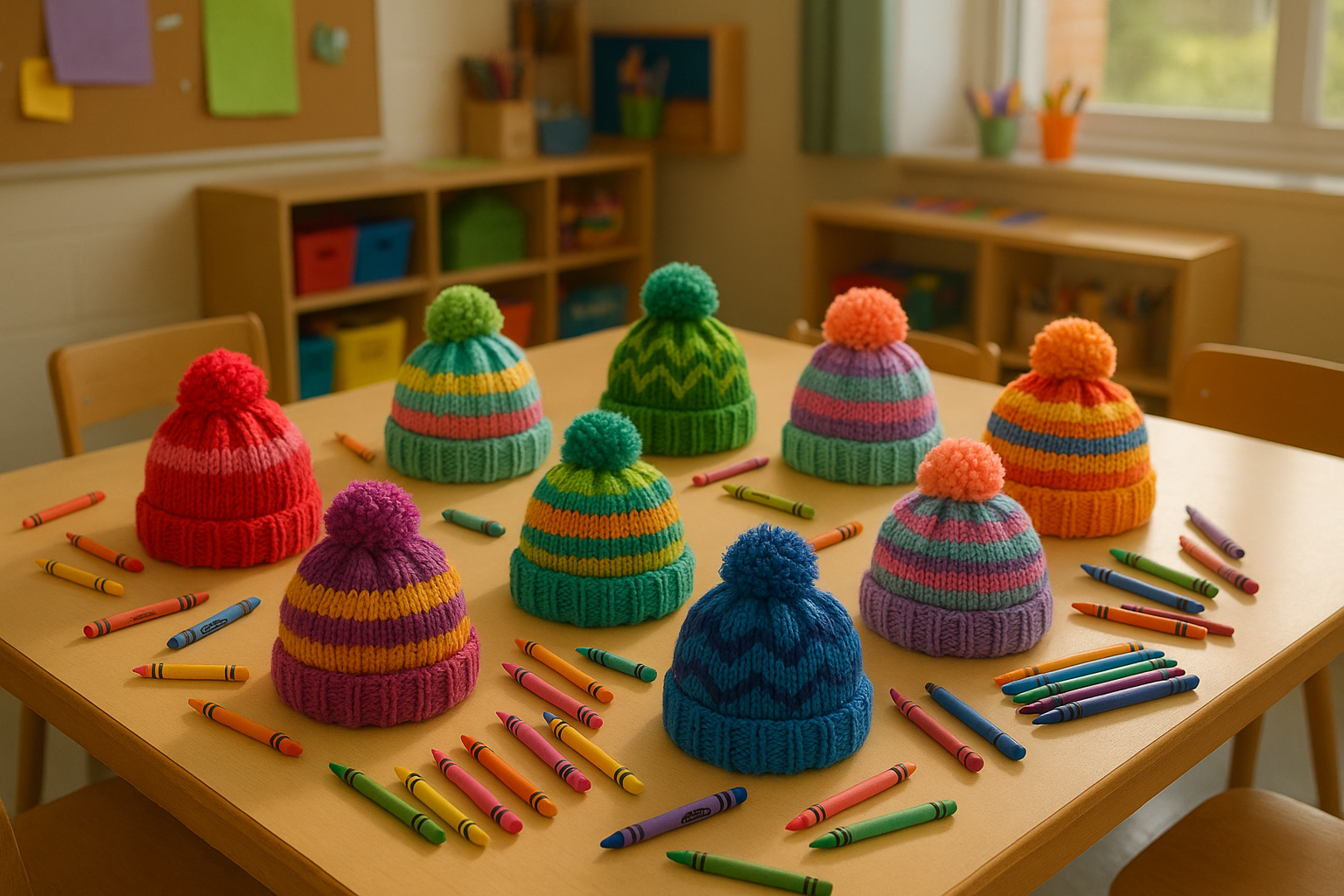 Kelso First Graders See Their Hat Designs Brought to Life