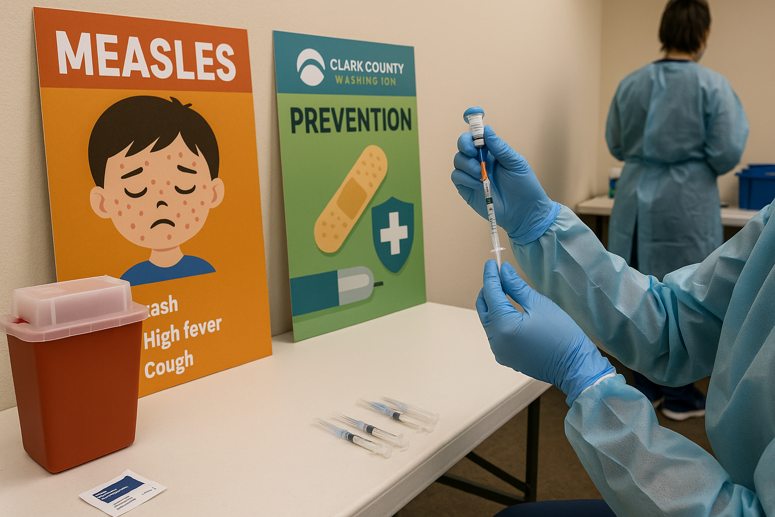 Clark County Reports Measles Cluster; Health Officials Urge Vaccination