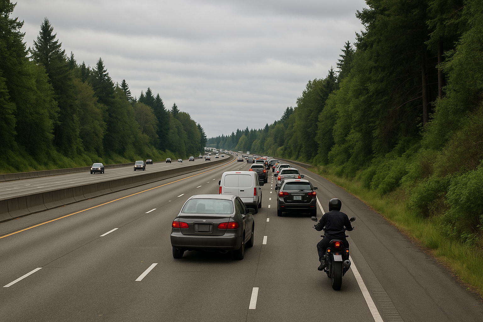 Washington Lawmakers Revisit Proposal to Let Motorcyclists Use Highway Shoulders