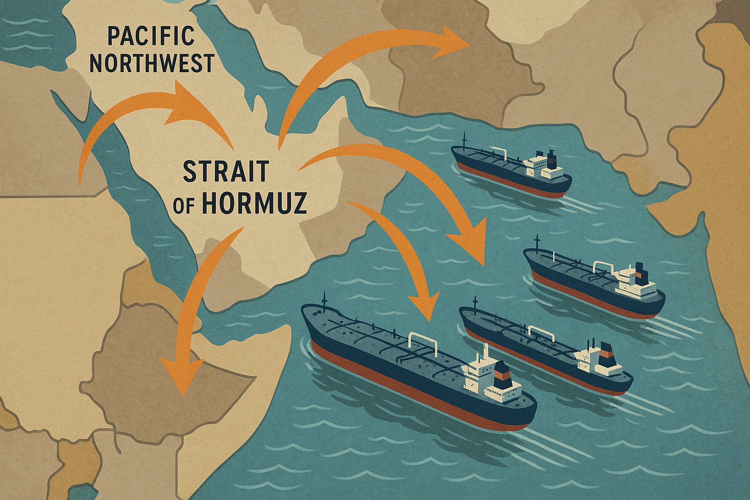 Global Tensions Near the Strait of Hormuz Raise Local Questions About Fuel Costs