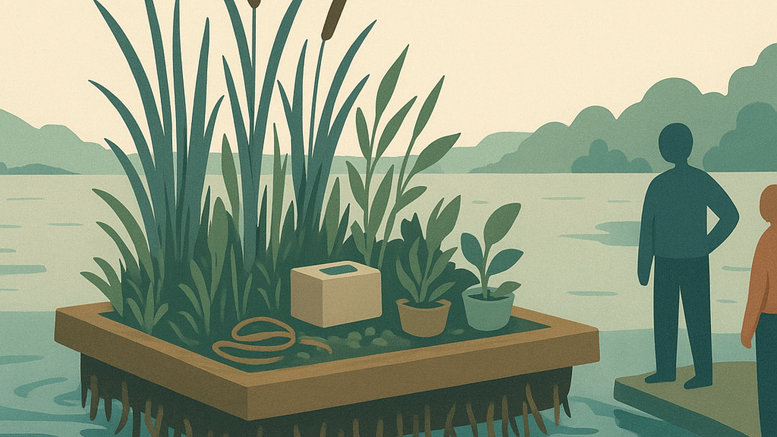 Camas student tests floating island to absorb Fallen Leaf Lake nutrients